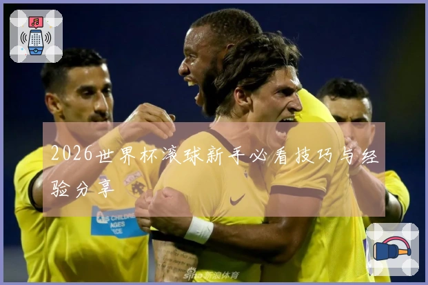 2026世界杯滚球新手必看技巧与经验分享