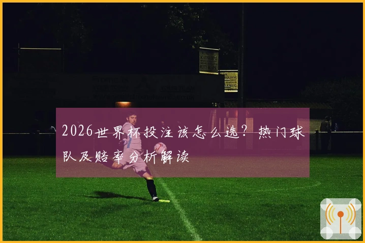 2026世界杯投注该怎么选？热门球队及赔率分析解读